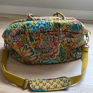 Vera Bradley Large Travel Bag - Yellow